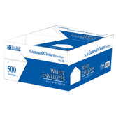 500 Ct. White Envelopes With Gummed Closure