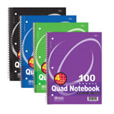 Quad-Ruled Spiral Notebook (Set of 24)
