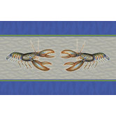 Coastal Lobster Door Mat