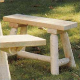 36'' Wood Picnic Bench
