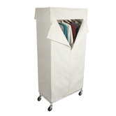 Free Standing Storage Canvas Cover Garment Rack