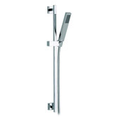 Sliding Rails Round Hand Held Shower