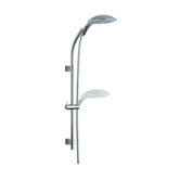 Sliding Rails Round Hand Held Shower