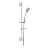 Sliding Rails Round Hand Held Shower