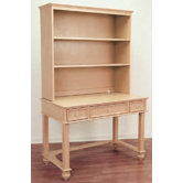 Lily Rae 42" W Writing Desk with Hutch