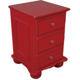 Wonderland 3 Drawer Nightstand