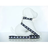 Dog and Crossbones 3/4" Dog Leash