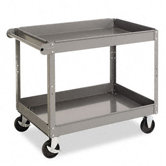 Two-Shelf Metal Cart