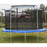 15' Round Trampoline and Enclosure Combination