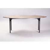 Original Series Plywood Folding Crescent Banquet Table