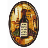 Wine Improves with Age Pub Sign