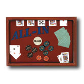 Hand-Carved 'All In' Sign