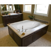 Designer Ovation 84" W X 42" D Bath Tub with Combo System