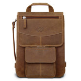 Premium Leather iPad Flight Jacket with Backpack Option in Vinatge
