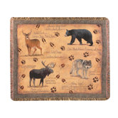 Animal Instincts Tapestry Throw