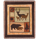 Call of the Wild Tapestry Throw