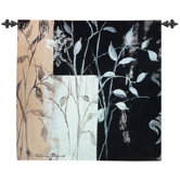 African Leaf Abstract Tapestry