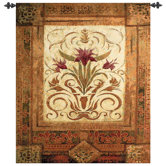 Crimson Blossom Tapestry