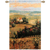 Golden Vineyard II Tapestry