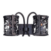 Ophelia Two Light Wall Sconce in Ebony