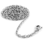 Rhodium Plated Rope Chain