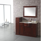 43" Single Bathroom Vanity Set in Cherry