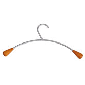 Metal and Wood Coat Hanger (Set of 6)