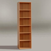 Tempra Beech Tall Narrow Bookcase