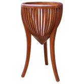 Mahogany Plant Stand in Mahogany