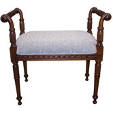 Mahogany Victorian Dressing Table Stool in Mahogany