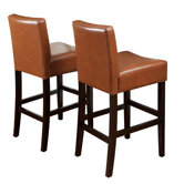 Classic Leather Bar Stool (Set of 2)