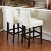 Lopez Bonded Leather Counter Stool (Set of 2)