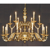European Classic 12 Light Chandelier
