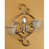 Fleur-de-Lis Votive Sconce