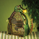 Alligator Figurine Table Top Fan