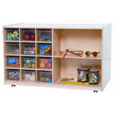 Twelve Tray Double Mobile Storage Unit