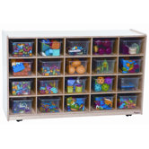 Twenty Tray Mobile Shelves Island