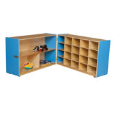Half and Half Storage Unit without Trays