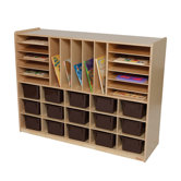Natural Environment Multi Storage Unit with Chocolate Trays