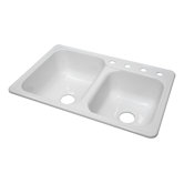 Deluxe 8.5" x 33" Kitchen Sink