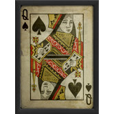 Queen of Spades Framed Art