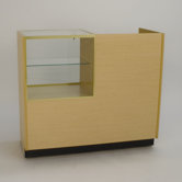 Rectangular Cash Wrap with Glass Display