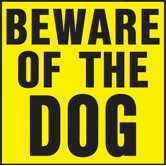 Beware of Dog Sign