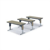 36" x 96" TLA Series Adjustable Height Conference Folding Table