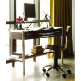 Aura Computer Desk in Merlot