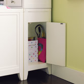 Lily Component Box and Piers in Eggshell White