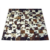 Side Trim Haired Cowhide Rug
