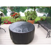 38" Round All Weather Cover in Black