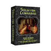 Electric Pumpkin Luminaria Kit (Set of 5)