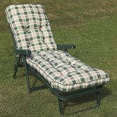 Tivoli Boxed and Piped Reclining Lounger